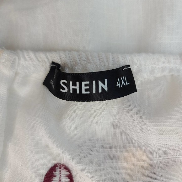 Shein Embroidered Cotton Dress size 4X - Picture 3 of 5